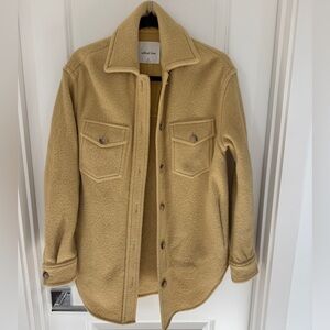 Aritzia Wilfred Camel Shirt Jacket